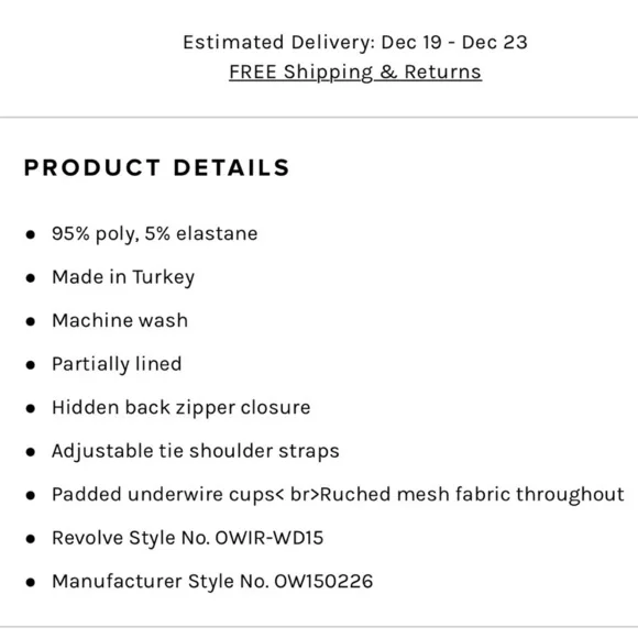 Ow collection Casandra mesh Dress in Black - Picture 3 of 13